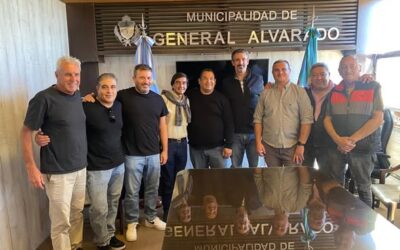 FIRMA DEL CONVENIO COLECTIVO DE TRABAJO ENTRE LA MUNICIPALIDAD DE GENERAL ALVARADO, EL SINDICATO DE TRABAJADORES MUNICIPALES Y LA FESIMUBO.