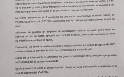 MUNICIPALES de Cnel. PRINGLES (B.A.) – STMCP –