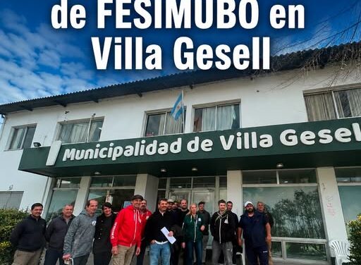 Hernán Doval consolidó la presencia de FESIMUBO en Villa Gesell