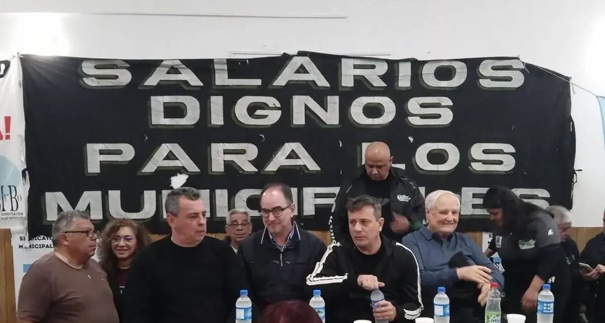 Plan de lucha de gremios municipales bonaerenses