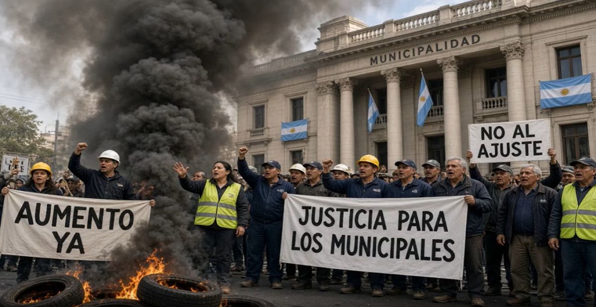 Municipales bonaerenses lanzan plan de lucha y piden la intervención de Kicillof