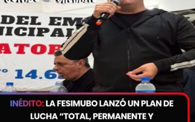 La Federación de Sindicatos Municipales Bonaerenses. definió un plan de lucha «total, permanente y prolongado» para los municipales bonaerenses.