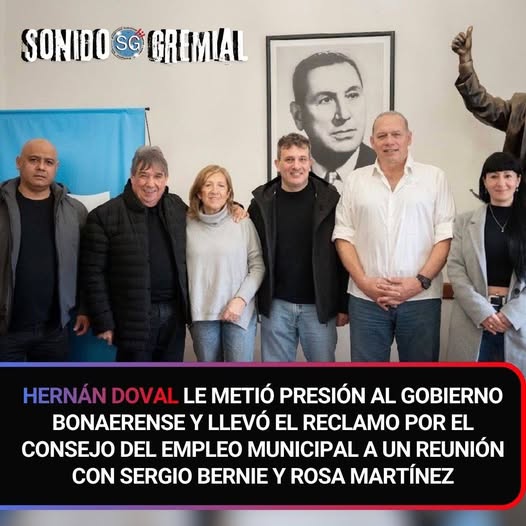 HERNÁN DOVAL LE METIÓ PRESIÓN AL GOBIERNO BONAERENSE