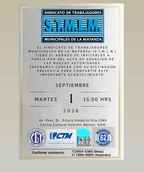 MUNICIPALES de LA MATANZA (B.A.) – STMLM –