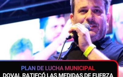 La Federación de Sindicatos Municipales Bonaerenses. ratificó su plan de lucha provincial