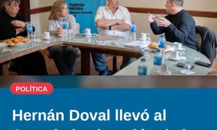 Hernán Doval llevó al Senado la situación de los municipales