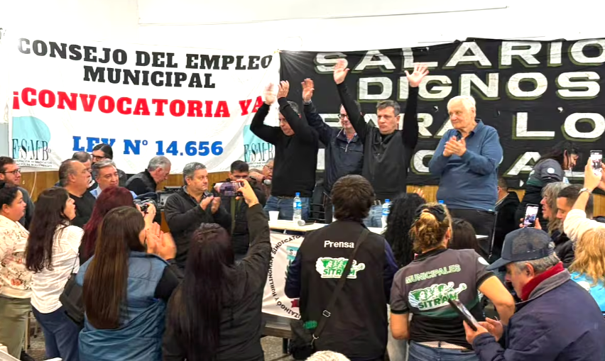 Los gremios municipales bonaerenses lanzan un plan de lucha “prolongado” por los bajos salarios