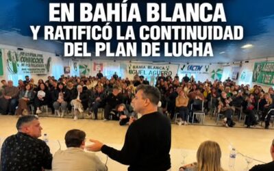 Hernán Doval reunió a la Regional Sur en Bahía Blanca y ratificó la continuidad del plan de lucha