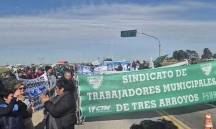 Tensión en el sudoeste bonaerense: los municipales de FeSiMuBo cortaron la Ruta 51 y bloquearon el acceso al Puerto de Bahía Blanca