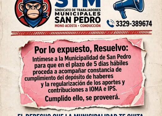 MUNICIPALES de SAN PEDRO (B.A.) – STMSP –