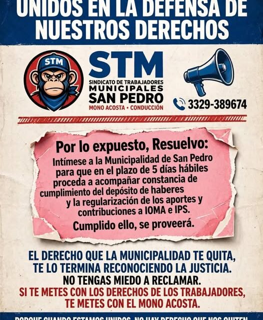 MUNICIPALES de SAN PEDRO (B.A.) – STMSP –